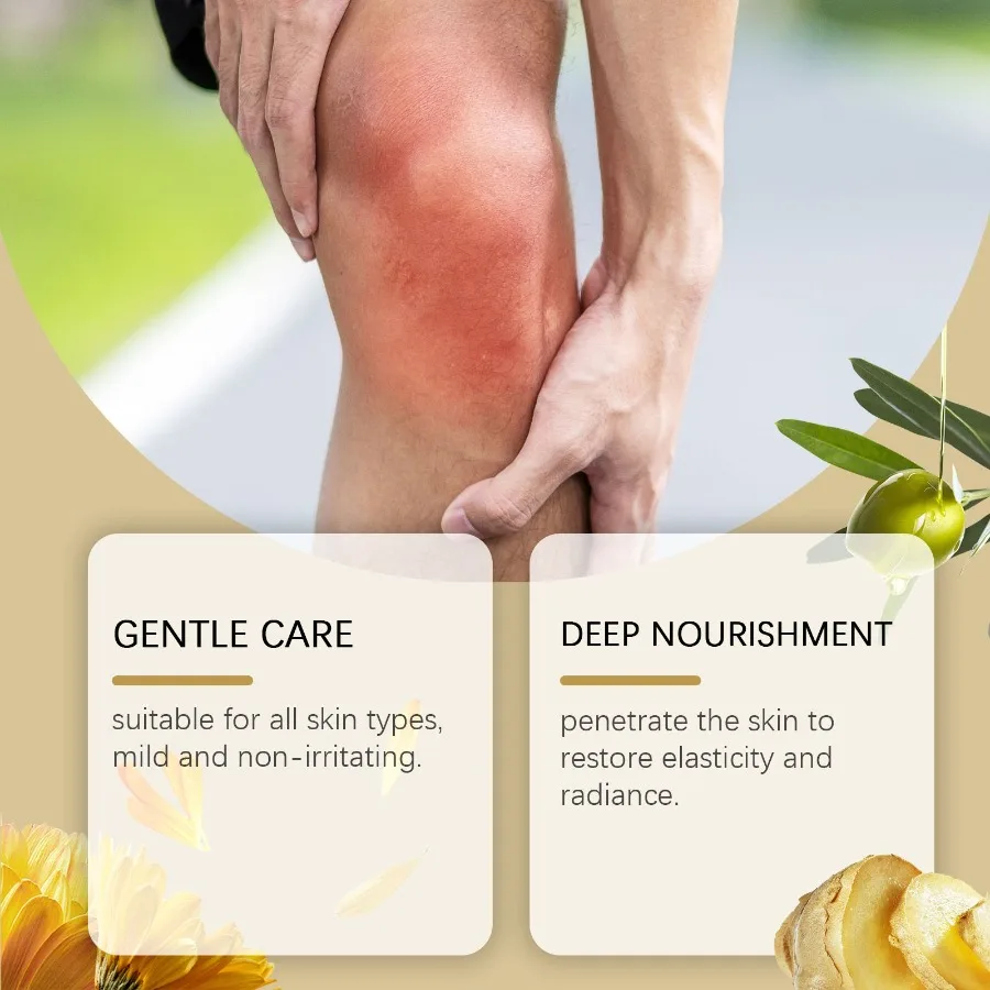 WoodSleep Creme de cuidados com cúrcuma esfregar esfregar joelho corpo cuidados com a pele creme de ervas