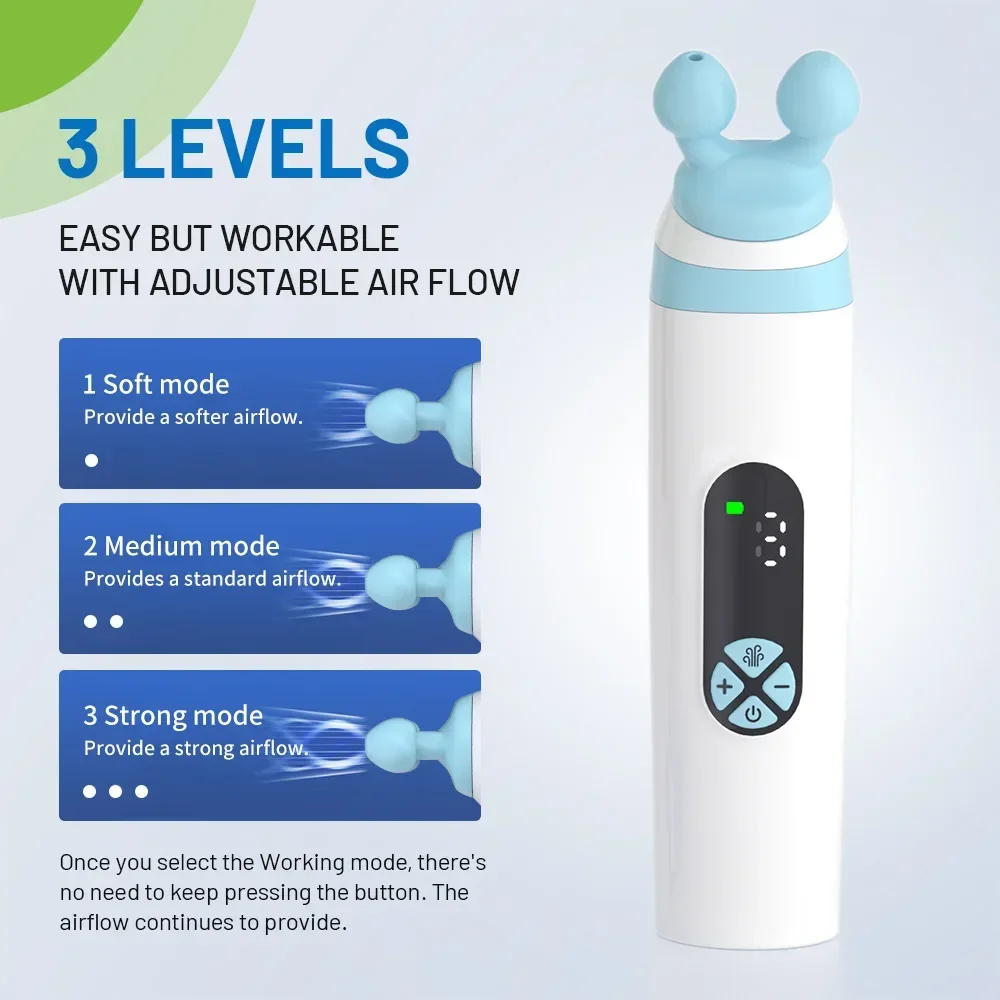 

Electric Ear Pressure Regulator Tinnitus Relief Device Relieve Ear Ringing Dizziness Discomfort Improve Hearing Ear Care Tool