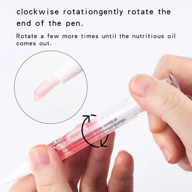 50pcs Cuticle Oil Pen aceite de cuticulas uñas Soften Nourish huile cuticule ongles olio cuticole unghie Nourishment Oil Pens