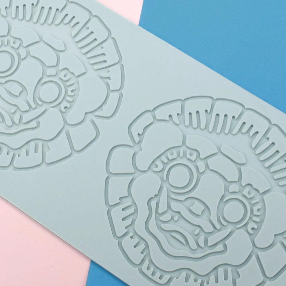 Flower Wreath Silicone Cake Lace Mold Cake Decorating Tool Border Decoration Lace Mold kitchen Baking Tool Bakeware