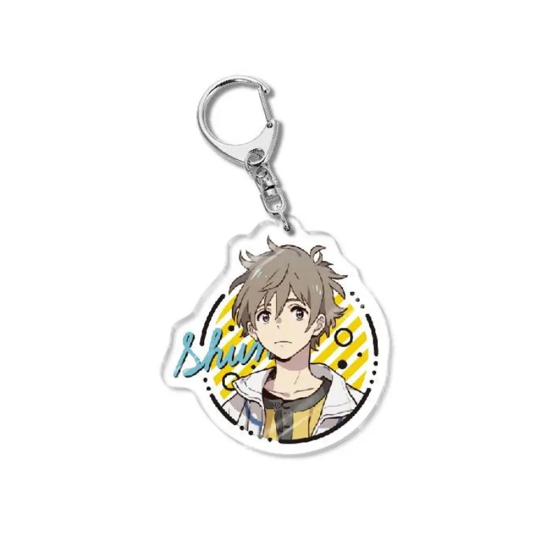 Anime Seaside Umibe No Etranger Keychain Hashimoto Shun Chibana Mio Couple Cosplay Cartoon Key Chain For Women Men Jewelry Gifts