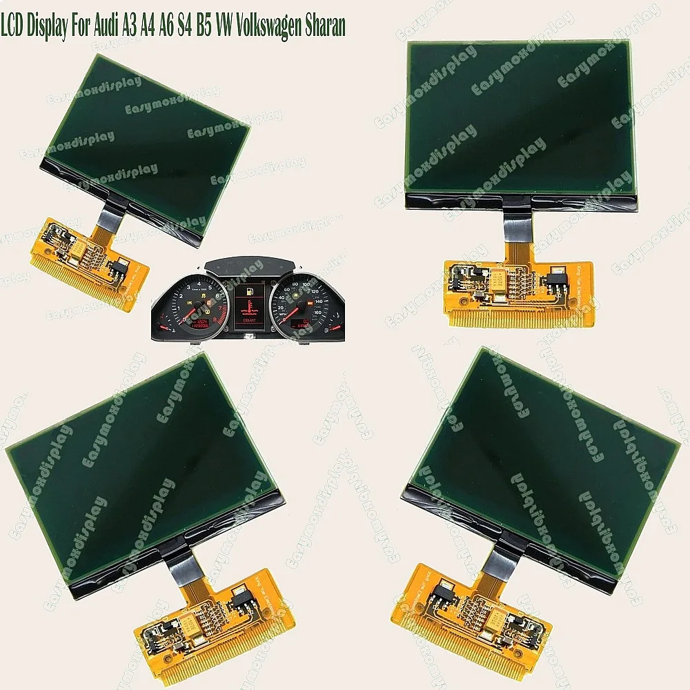 Car LCD Full Display Dashboard Instrument Cluster Repair For Audi A3 A4 A6 S4 B5 VW Sharan