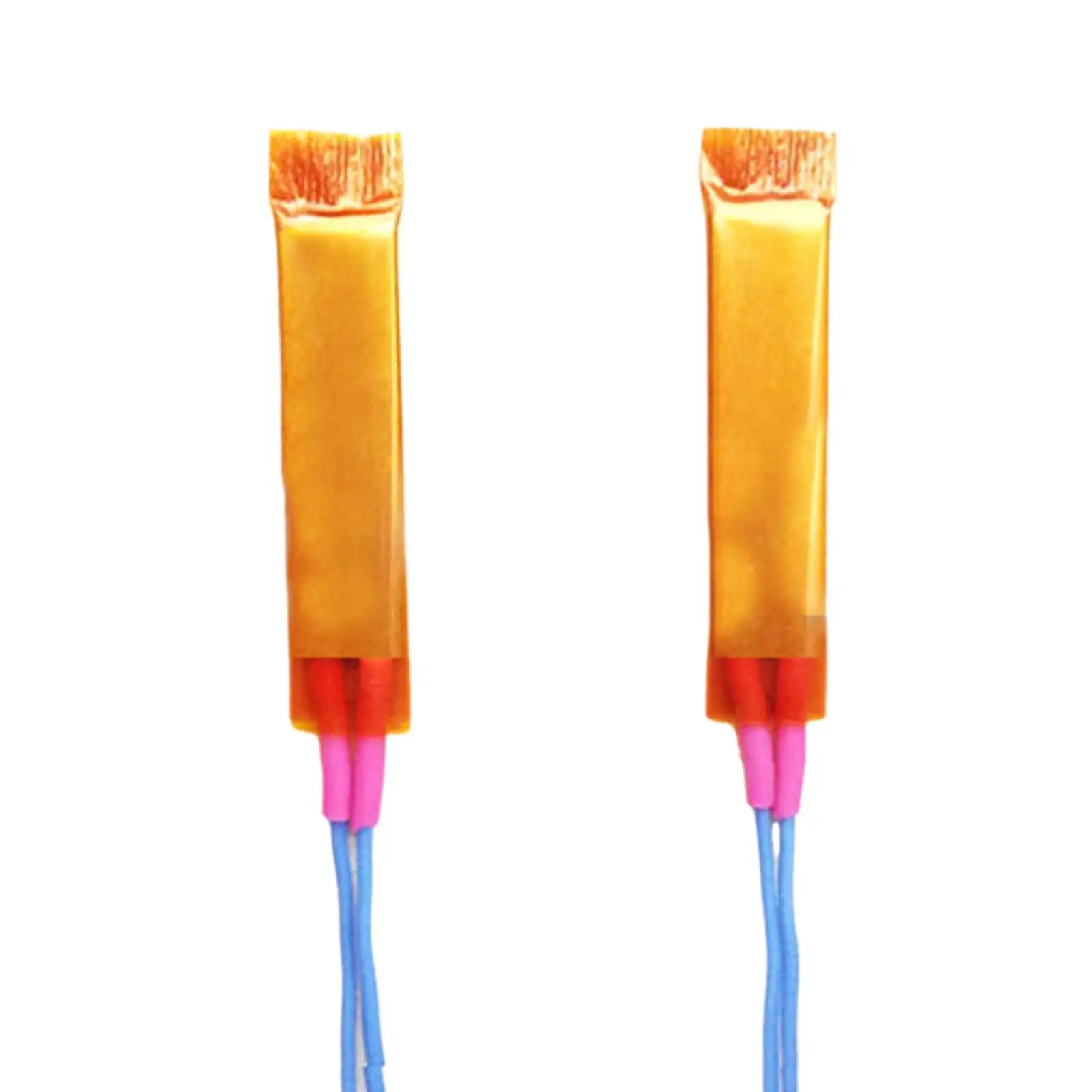 

10PCS 25x15x3.5mm 50x15x3.5mm 60/80/120/150/170/200/230/270 Celsius 12V/24V/220V Aluminum Thermostat Thin Film PTC Heater