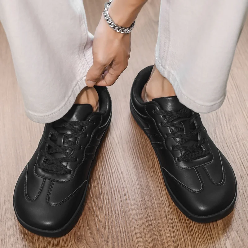 Men Barefoot Shoes Outdoor Athletic Luxury Designer Non-Slip Brands Women Work Wear Resistant Breathable Lace Up Casual Shoes