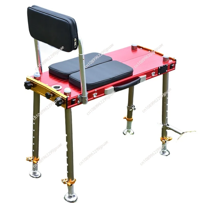 

2023 New Big Diaotai Fishing Box Ultra Light Folding Multifunctional Retractable Portable Aluminum Alloy Thickened Diaotai