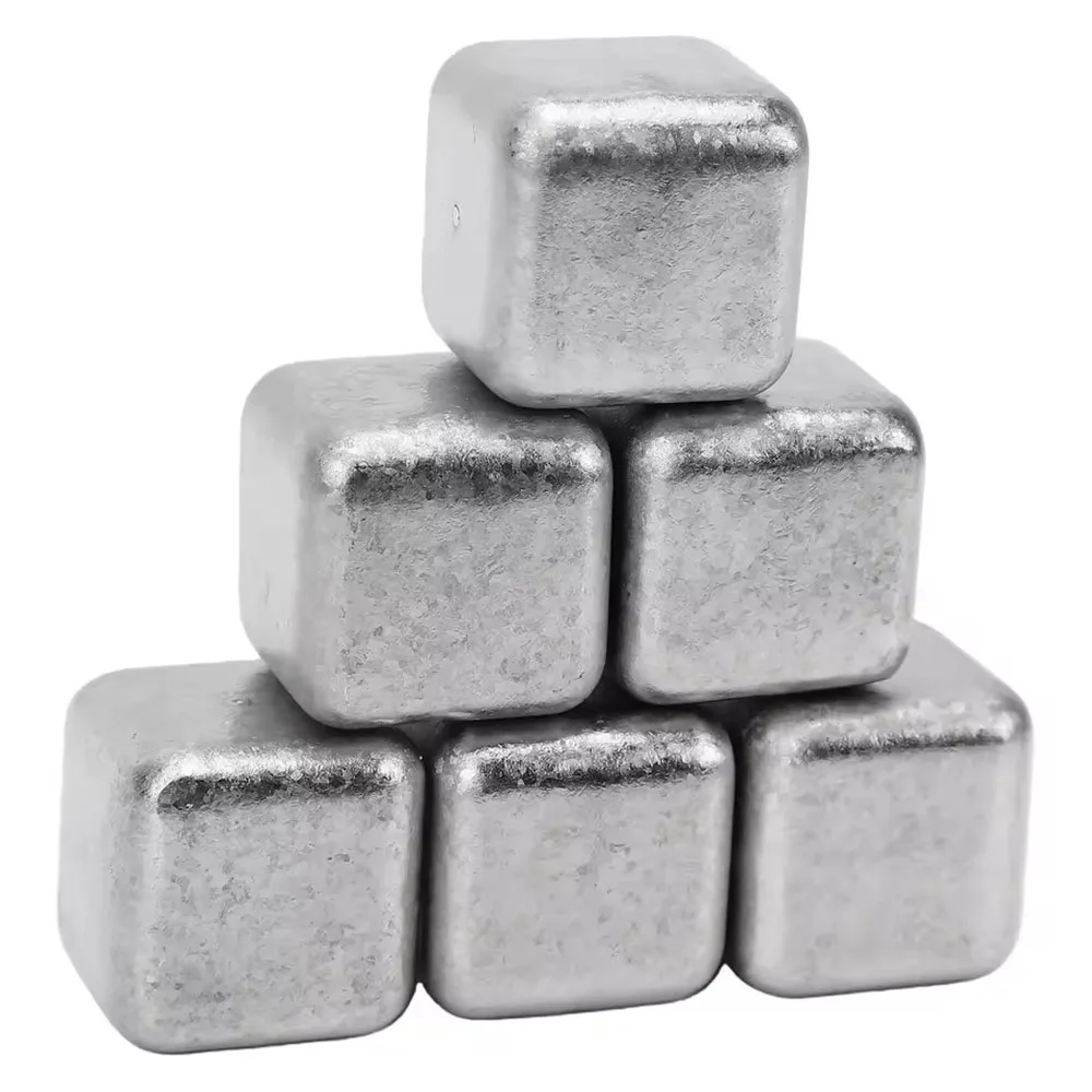 Pure stainless steel Ice Cubes Food Grade Quick Freezing Portable Outdoor Cooling Metal Ice Cubes for Wine Preservation