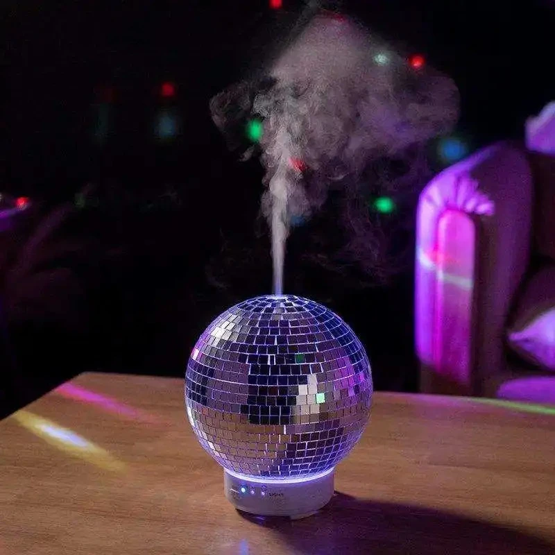 New Creative Rotating Laser Ball Aromatherapy Machine Colorful Gradient Light Humidification Aromatherapy Machine for home