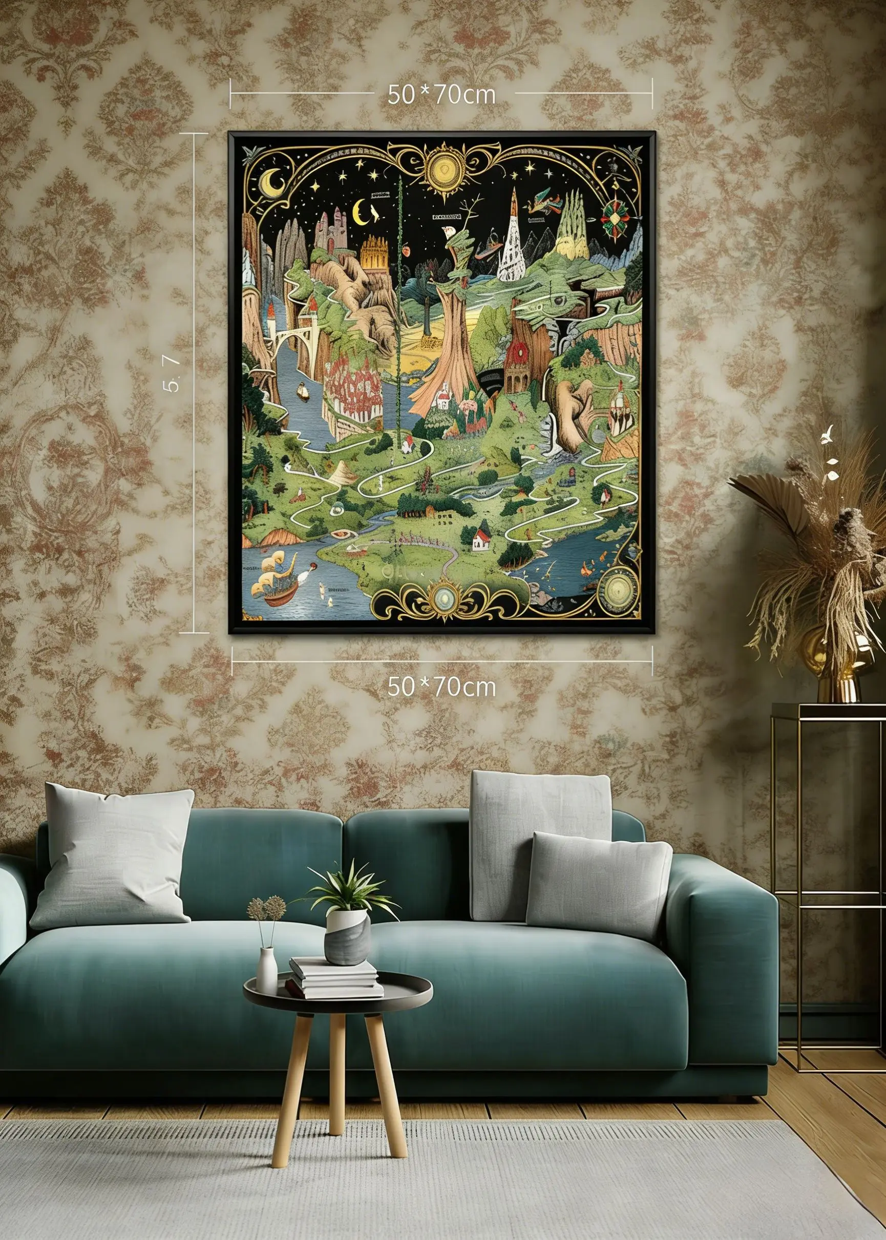 Difficult Oil Painting Jigsaw Puzzle - High-Quality Velvet Stress Relief Fun Activity for Adults & Puzzle Enthusiasts