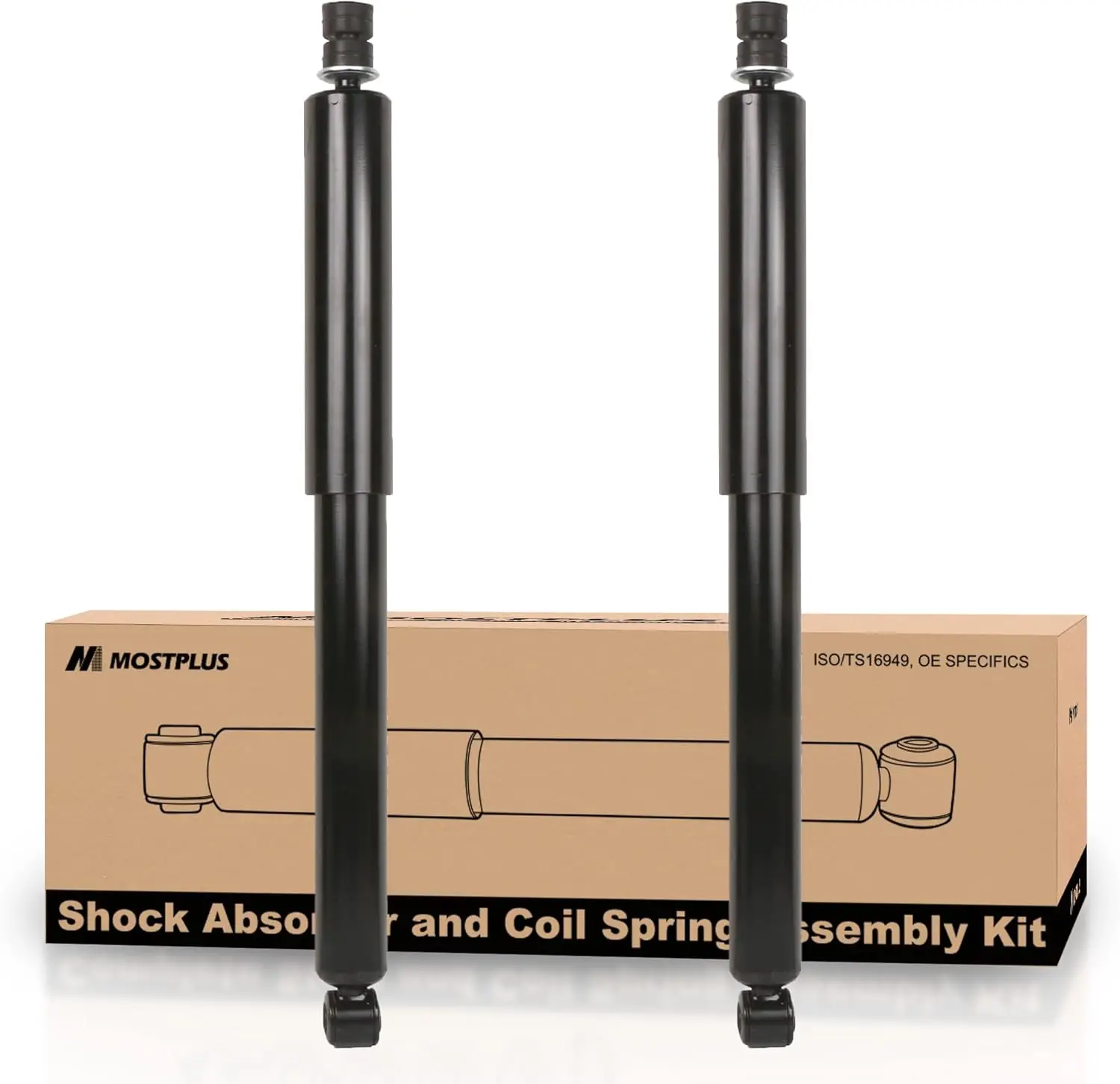 

LH+RH Set Rear Quick Complete Struts Shocks Absorbers 37238 Compatible for 2000-2006 Toyota Tundra 4WD