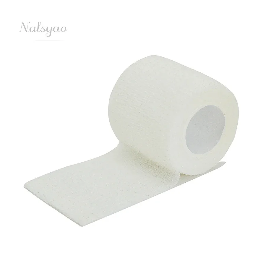 6pcs/12pcs/24pcs 5cm*4.5m White Gauze Sports Bandage Self-Adhesive Breathable Elastic Wrap for Finger Wrist Support
