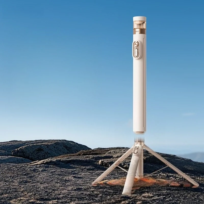 

Floor-to-ceiling automatic pop-up tripod, integrated handheld mobile phone holder, portable