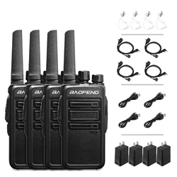 BAOFENG GT-68 Walkie Talkies for Adults, Long Range Two Way Radios, Portable Rechargeable Walky Talky (4 Pack)