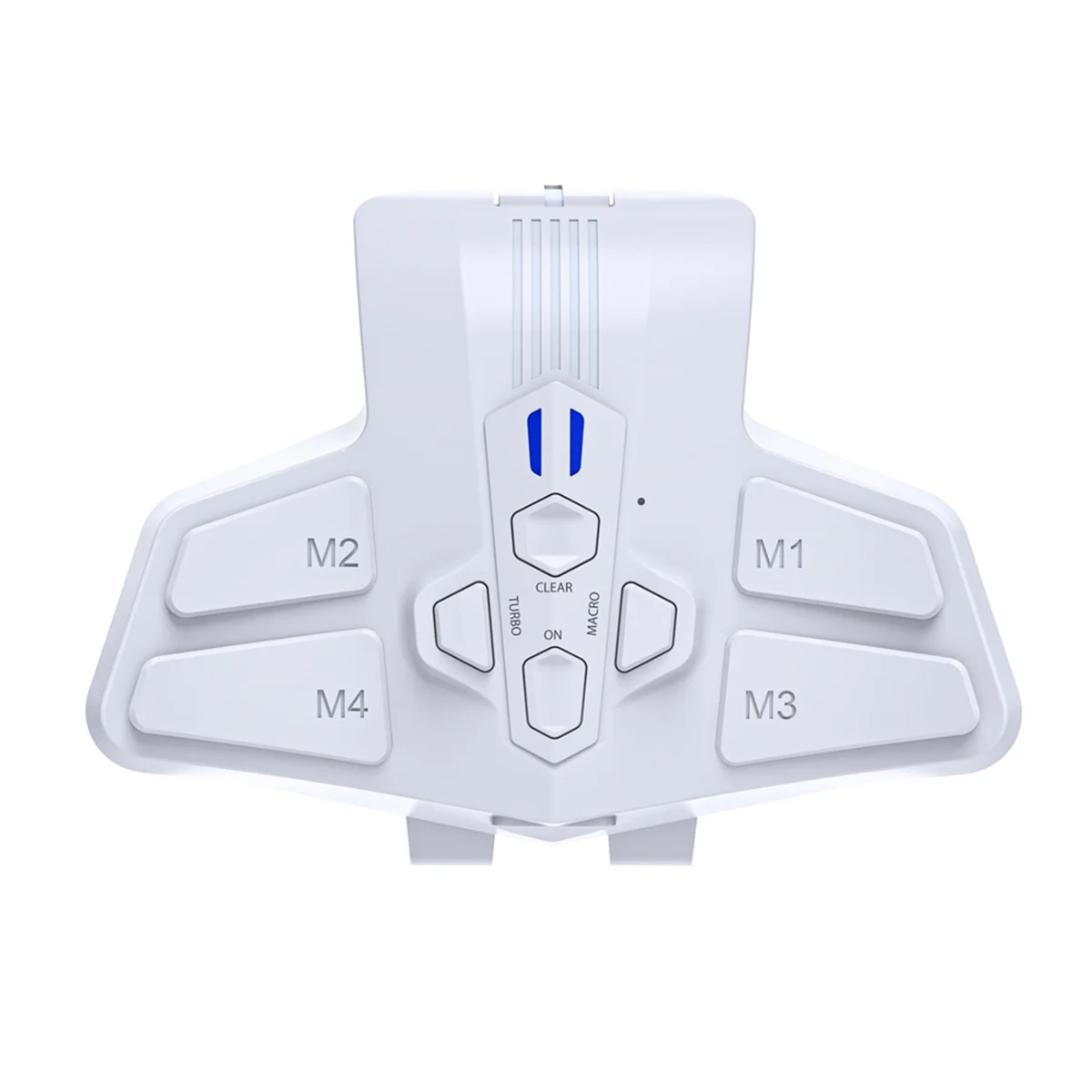 Per pulsante posteriore plug-in diretto wireless Bluetooth con programmazione scoppia Mappatura personalizzata con quattro pulsanti posteriori, bianco