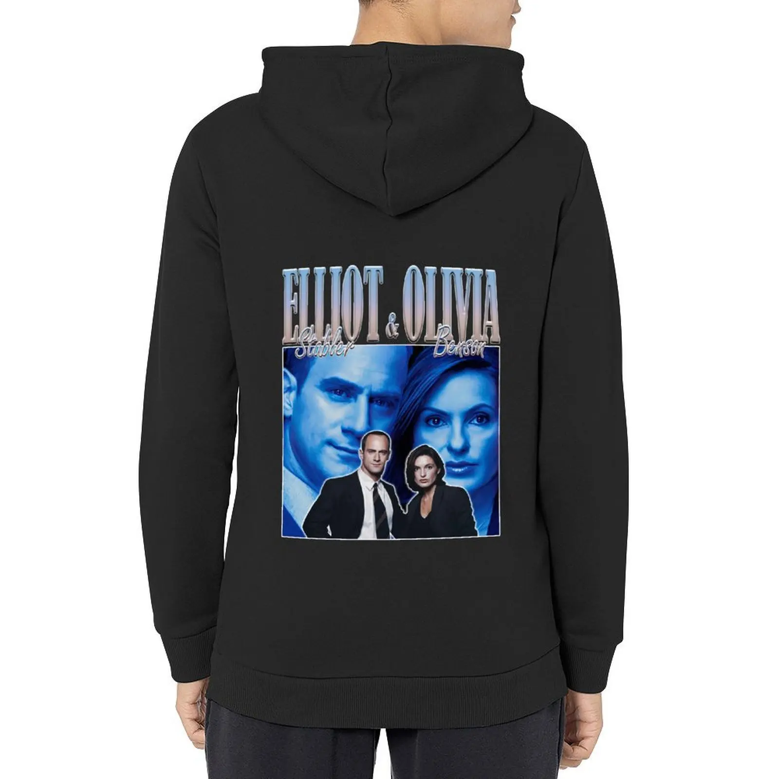 Elliot StablerOlivia Benson هوديي الرجال قميص العرق مجموعة ملابس رجالية ملابس رجالي النمط الياباني جديد هوديس وبلوزات