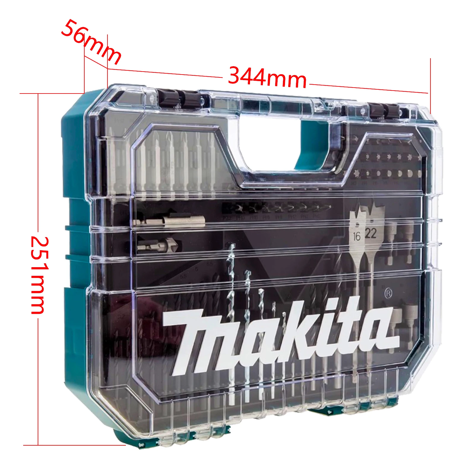 Japan Makita Drill Bit Set 75PCS Set Screwdriver Set Hand Tool Screwdriver Head Cross Flower Type Head Hexagon Socket Tool Parts