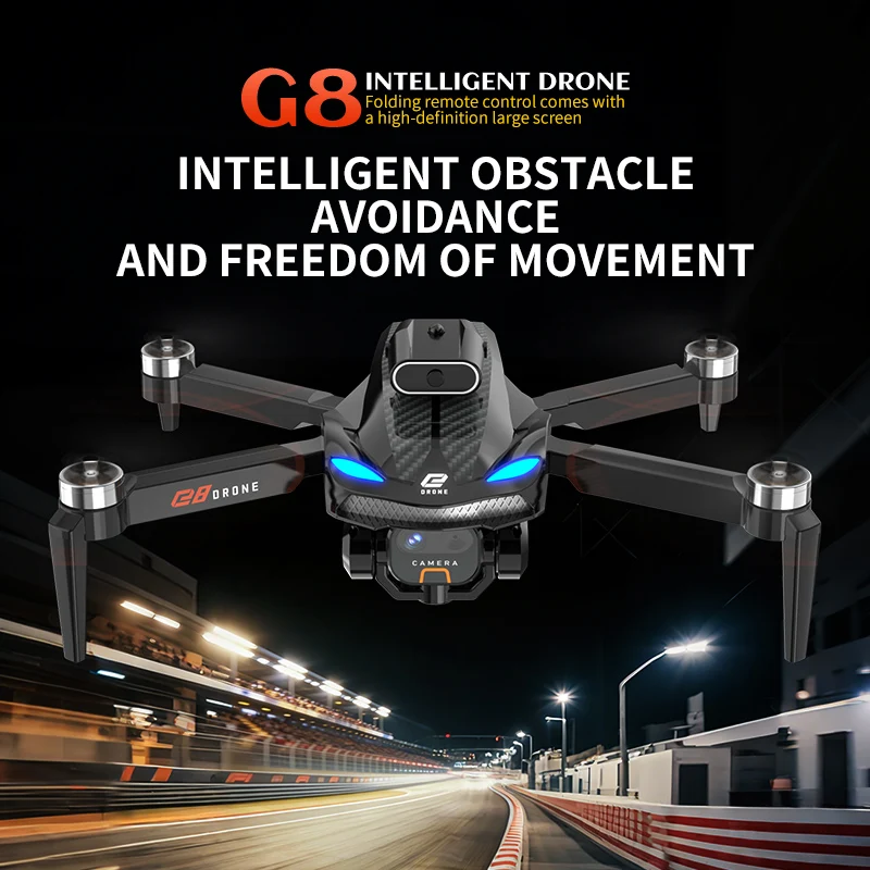 G8 Drone 4K Professional Camera 360° Obstacle Avoidance FPV Foldable RC Drone with Large Screen Remote Control Toy gifts 2026