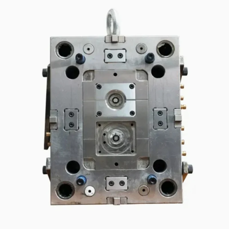 

Double-cavity plastic gear forming mold made of tool steelCold Runner HDPE Molding Parts Made of Metal Steel P20