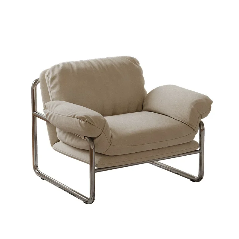 

Medieval single chair Living room sofa chair Bedroom single chair Designer small apartment balcony sofa Leisure