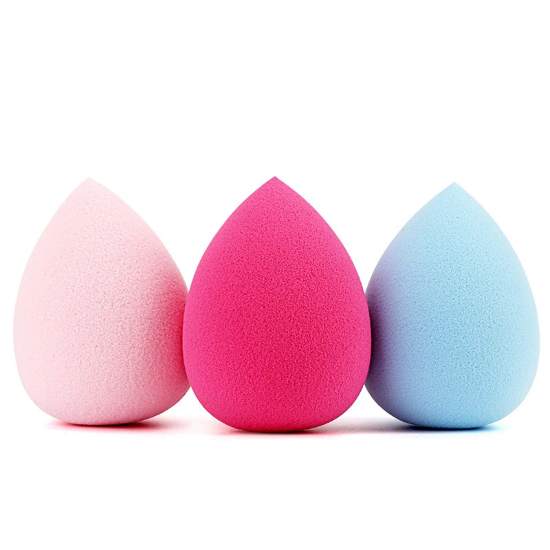 NEW Fashion 3PCS Water Drop Makeup Sponge Cosmetic Puff Facial Powder BB Cream Cosmetic Puff Blending Foundation Sponge Puff