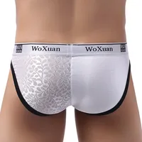 Fashion Men's Lingerie Low Rise Underwear Ultra Thin Underpants Fashion Soft Breathable Knickers
