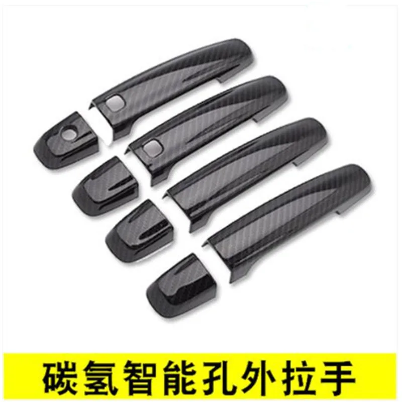 For Suzuki Swift Vitara  S-CROSS 2012-2015 2016 2018 door handle cover chrome trim accessories carbon fiber