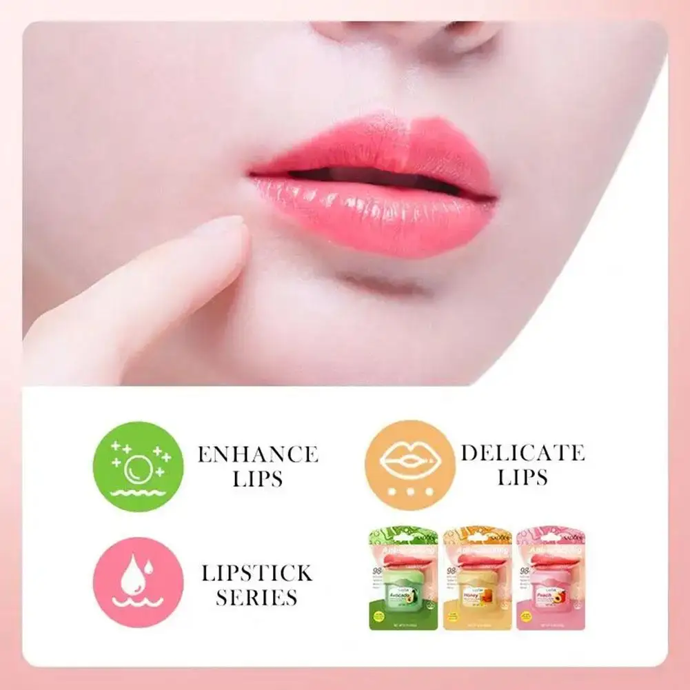 7G Lip Balm Pelembab Lipstik Dasar Pelembab Tanaman Rias Alami Anti-retak Balsem Minyak Bumi Jeli Bibir Perawatan Bibir N1I3