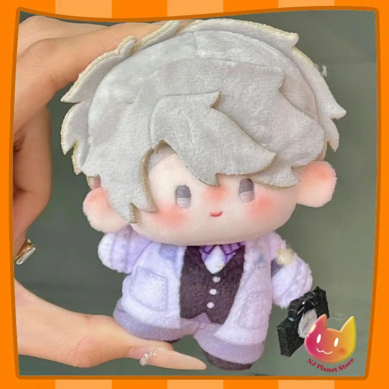 10CM Game Identity V Stuffed Plush Doll Cosplay Survivors Aesop Carl Embalmer Kawayi Soft Plush Adorable Pendant Key Chain Gifts