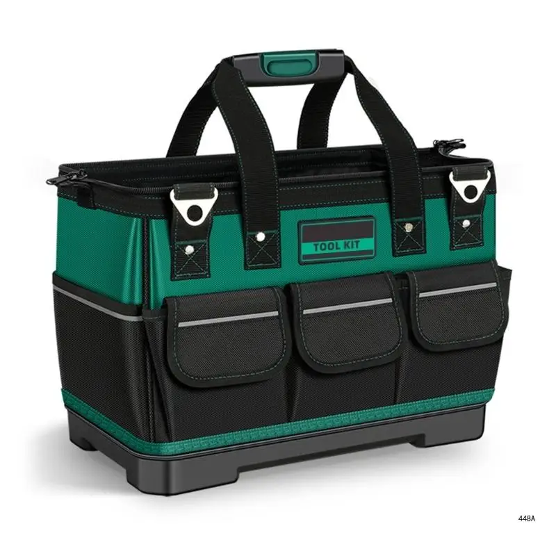 16/18/20/23in Large Capacity Tool Organizers Heavy Duty Tool Bag Tool Storage Bag with Adjustable Shoulder Strap