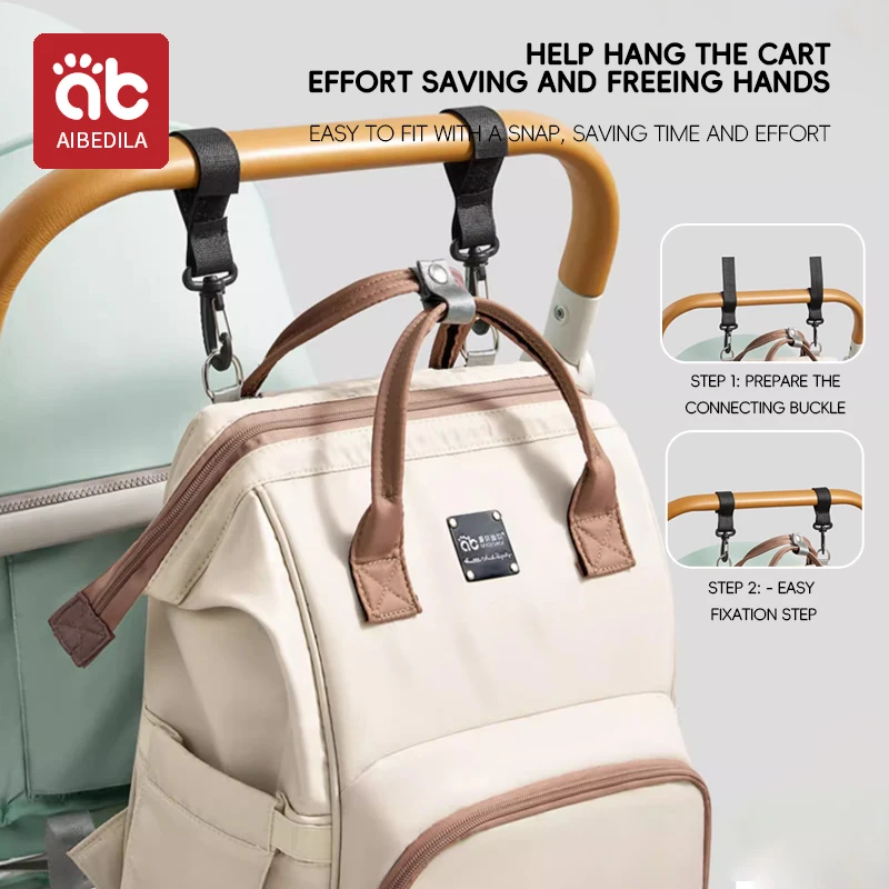 Mamatas Lichtgewicht multifunctionele grote luiertas Moederrugzak met oplaad USB-luier Zwangere tas