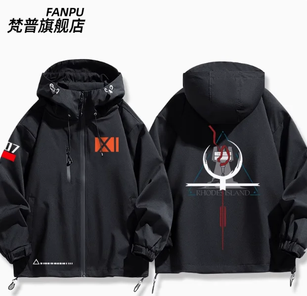 Anime Arknights Mudrock Hooded Hoodie Cosplay Autumn Winter Men Women Coat Loose Jacket Tops