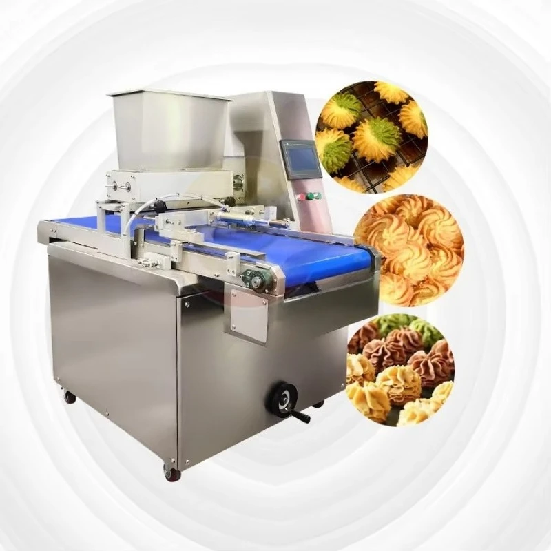 Automatic Mini Biscuit Cookie Depositor Machine Industrial Rotary Cookie Biscuit Making Machine for Supplier Customized