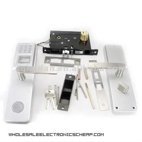 Hfsecurity HF LA801 USB contraseña tarjeta RFID candado con temporizador electrónico con cerradura de puerta de batería 2 años apartamento HFSEURITY