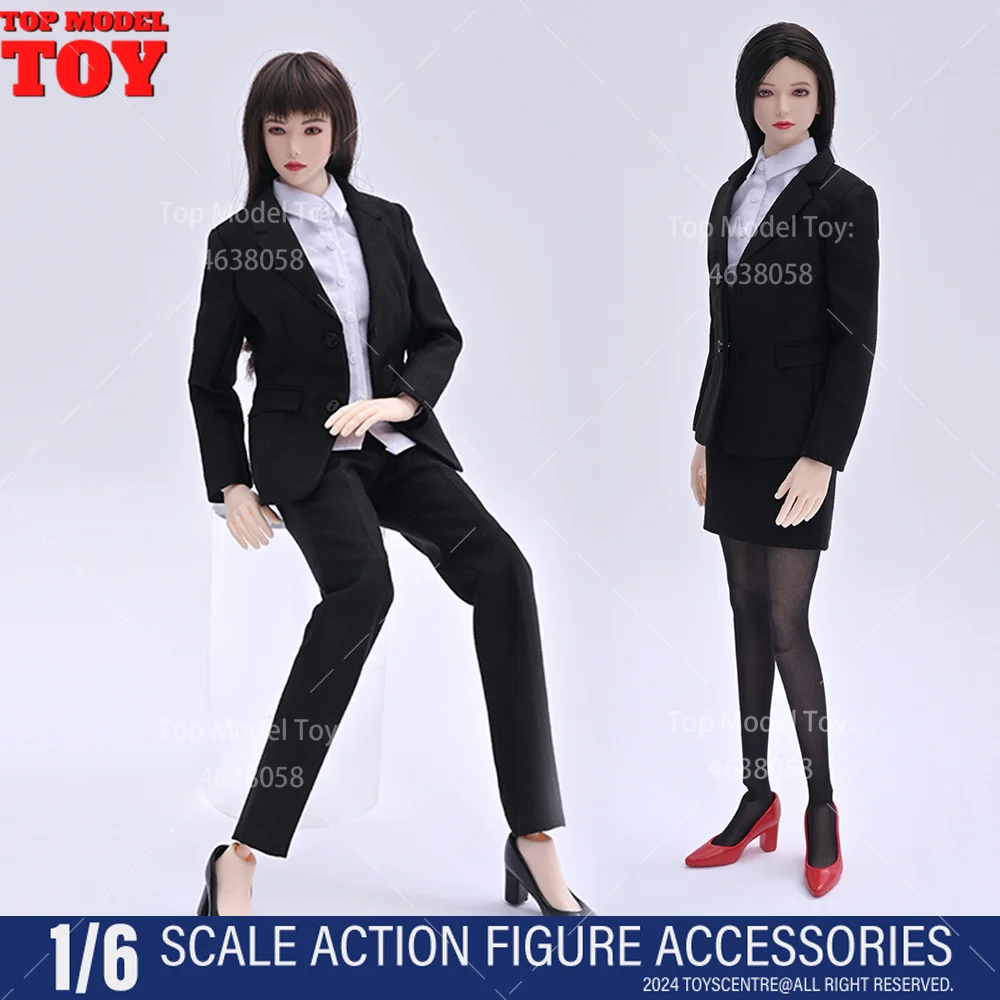 

Toyscentre TCT-054 TCT-055 1/6 OL Business Suit Skirt Pants Clothes Model Fit 12'' TBL Female Soldier Action Figure Body Dolls