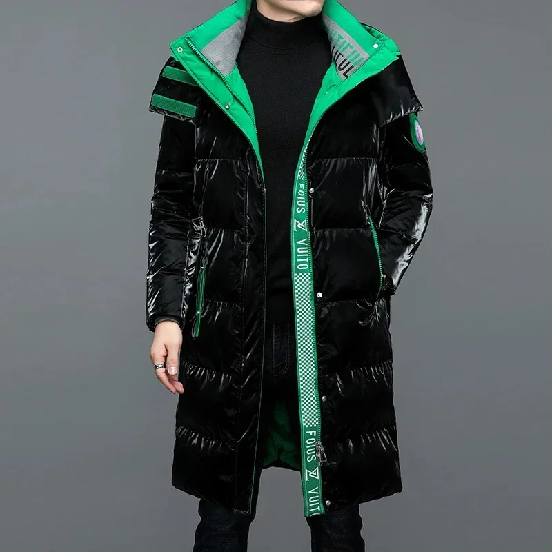 Luxury Couple Long Down Jacket Man Designer Clothes Men Padded Men's Wind Male Cold Coat for Winter Casual Sack