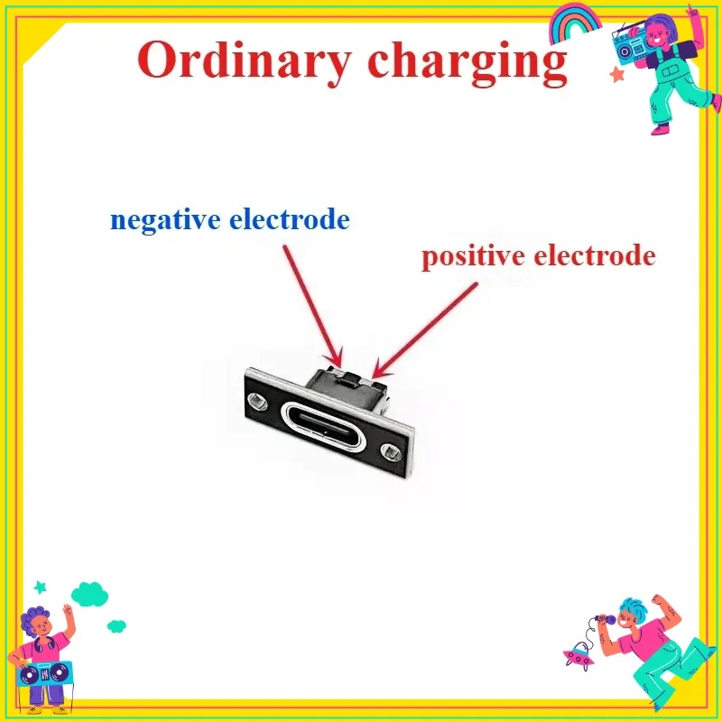 5/10pcs Type-C USB Jack 3.1 Type-C 2/4/6 Pin Female Connector Jack Charging Port USB 3.1 Type C Socket with Fixing Plate