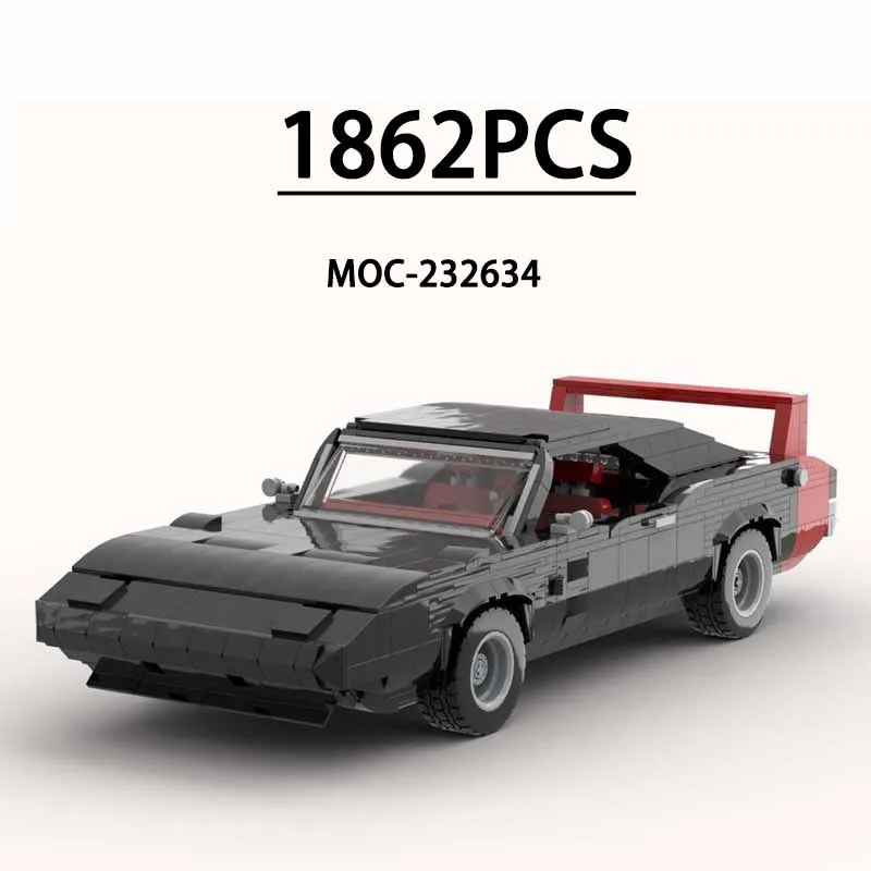 

MOC-232634 Charger Racing Car Building Blocks Super Sports Car Assembly Model 1862 Pieces Birthday Gift Christmas Toy Gift