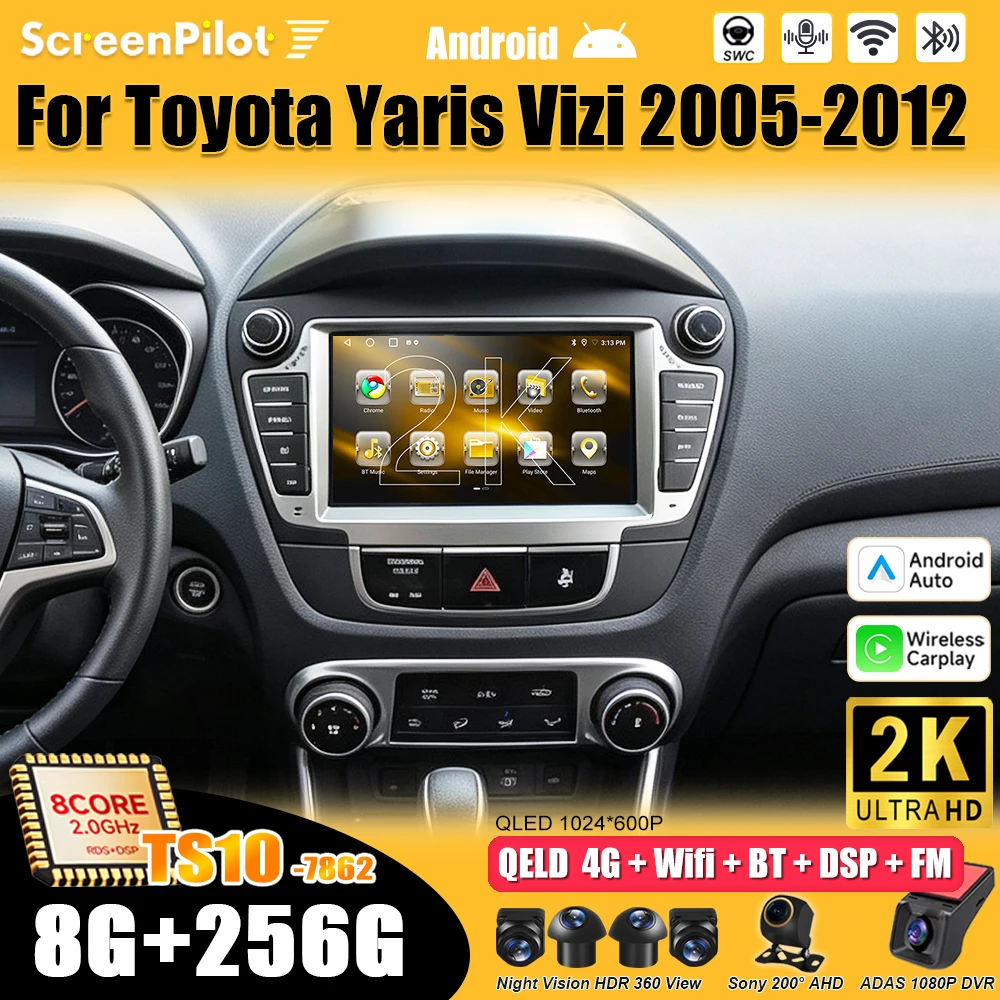 For Hyundai IX35 Tucson 2 LM 2009-2015 Car Android  Car Radio Carplay Mirror Link Wireless Android Auto Intelligent System Wifi
