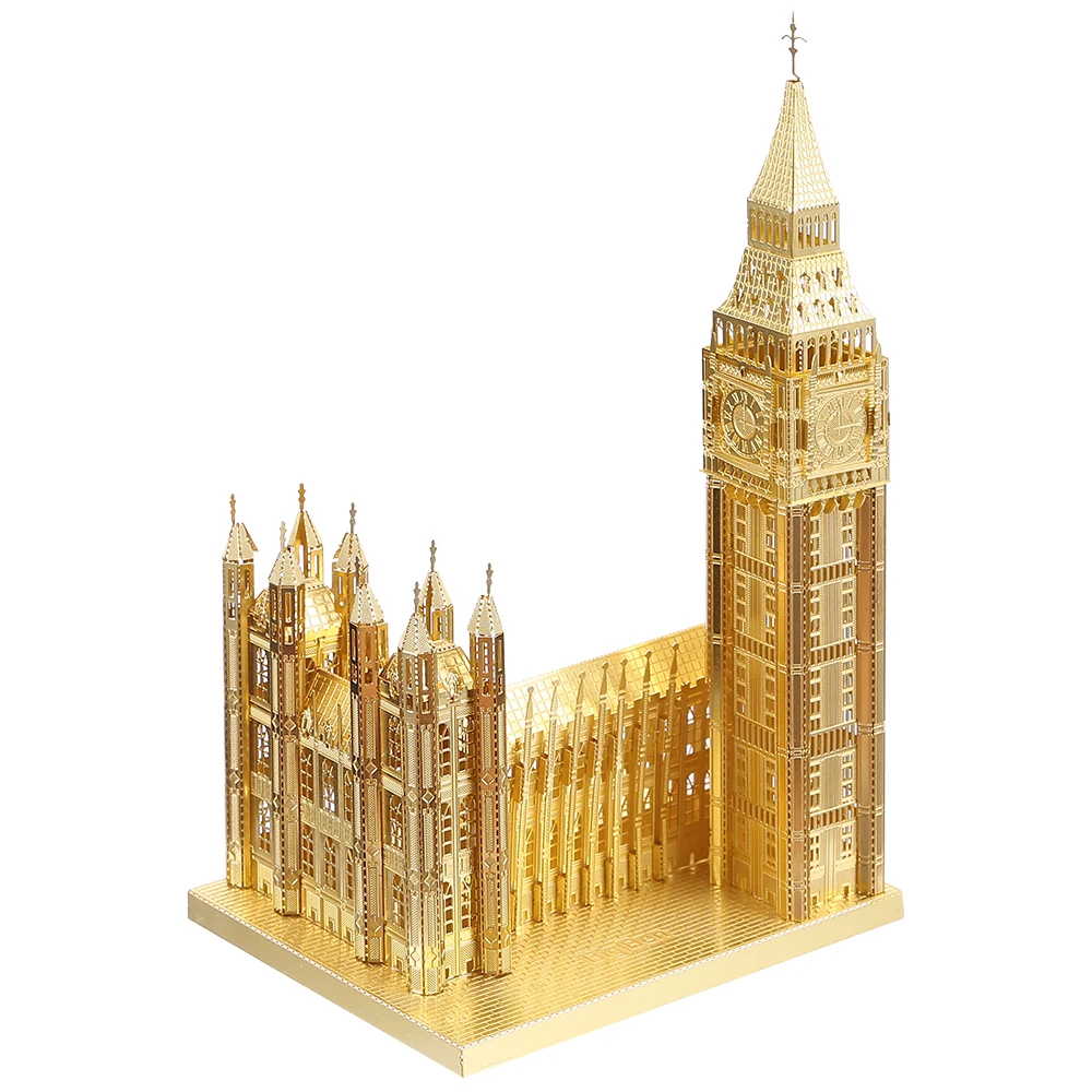 Piececool 3D Metal Puzzle Big Ben Model Building Kits Jigsaw DIY Kit Teen Toys for Brain Teaser Best Birthday Gifts