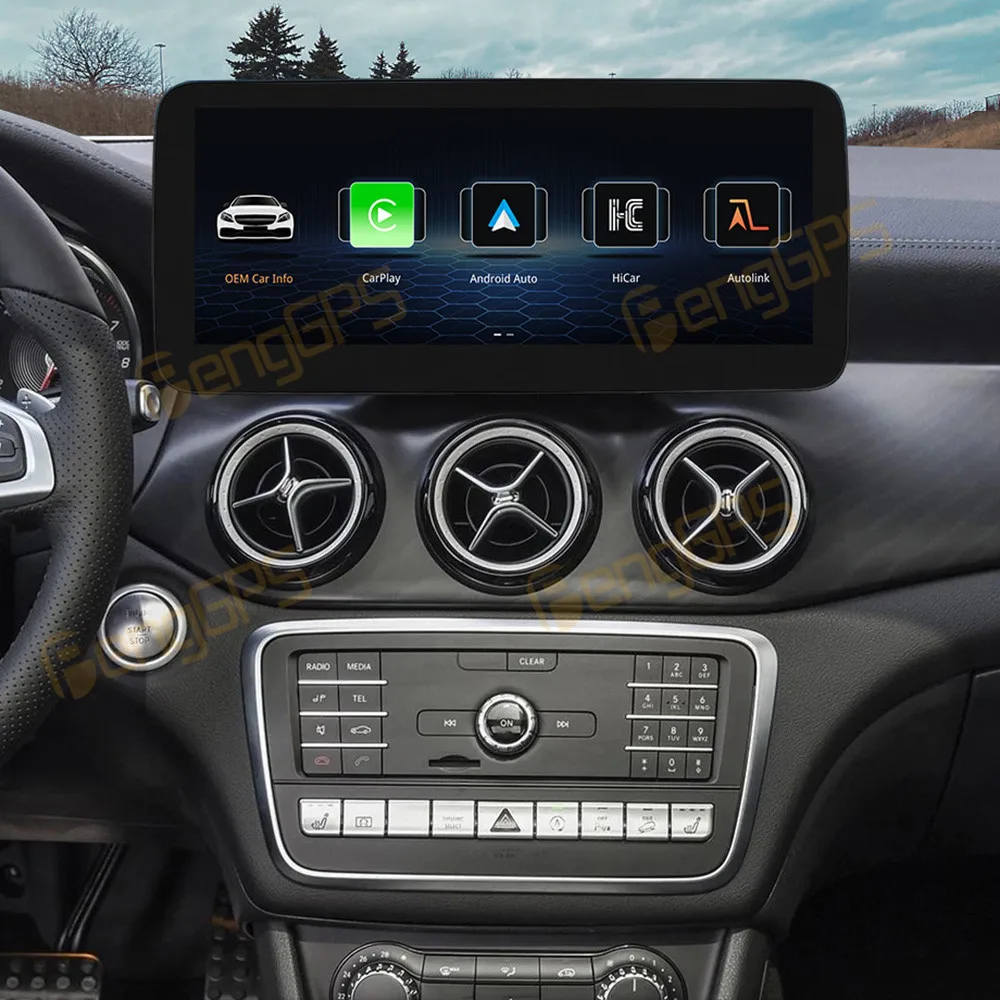 Linux for Mercedes-Benz A B CLA GLA2016-2018 Multimedia Navigation10.25/12.3 Inch Led Car Radio Carplay Accessories Large Screen