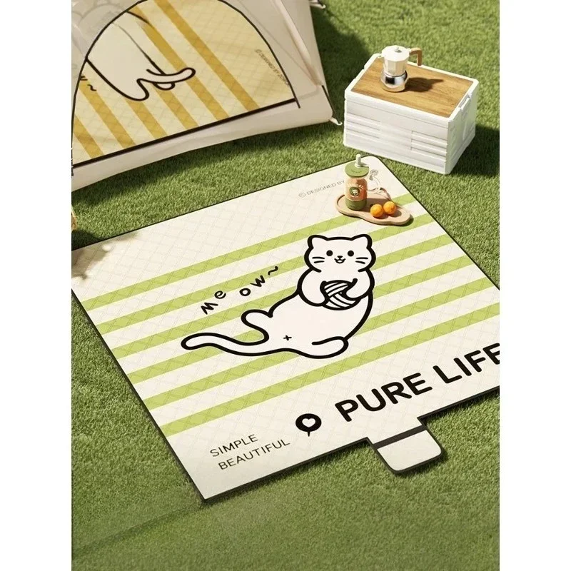 picnic mat, picnic beach seating cloth, outdoor camping tent waterproof tide floor mat thickened