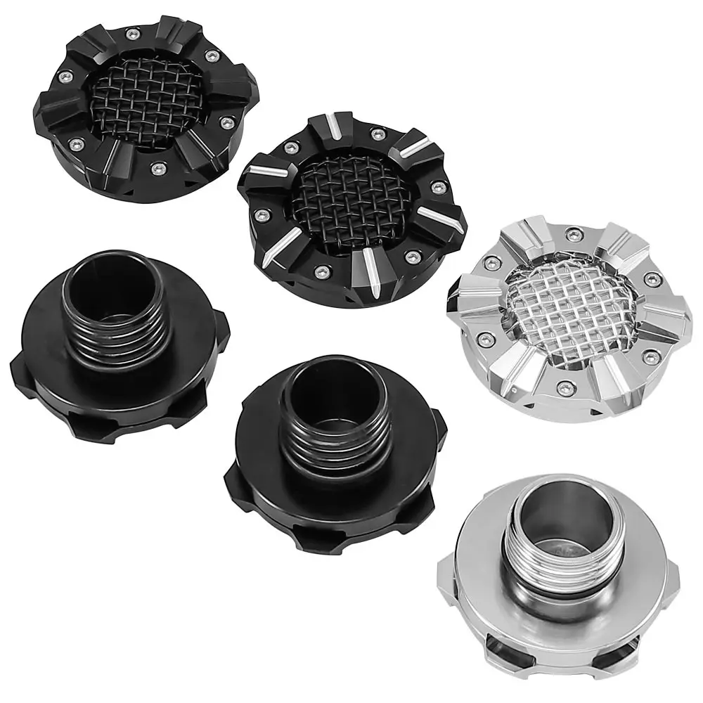 

33MM/1.29'' Aluminum Motorcycle Thread Mesh Gas Tank Oil Cap For Harley Sportster XL883 1200 Touring Road King Dyna Softail