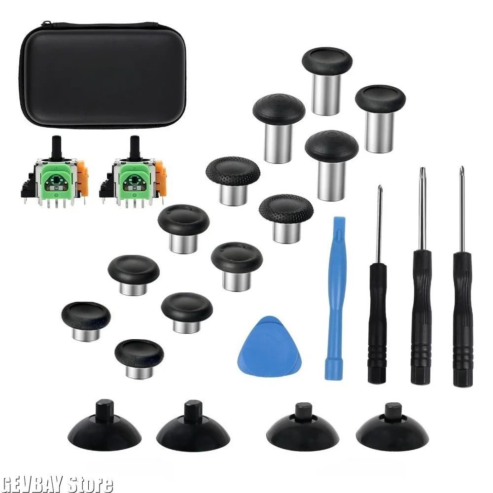 For Xbox PS4 PS5 Switch Pro Thumbstick Grip - Replacement Joystick Analog with Prying Tool Universal