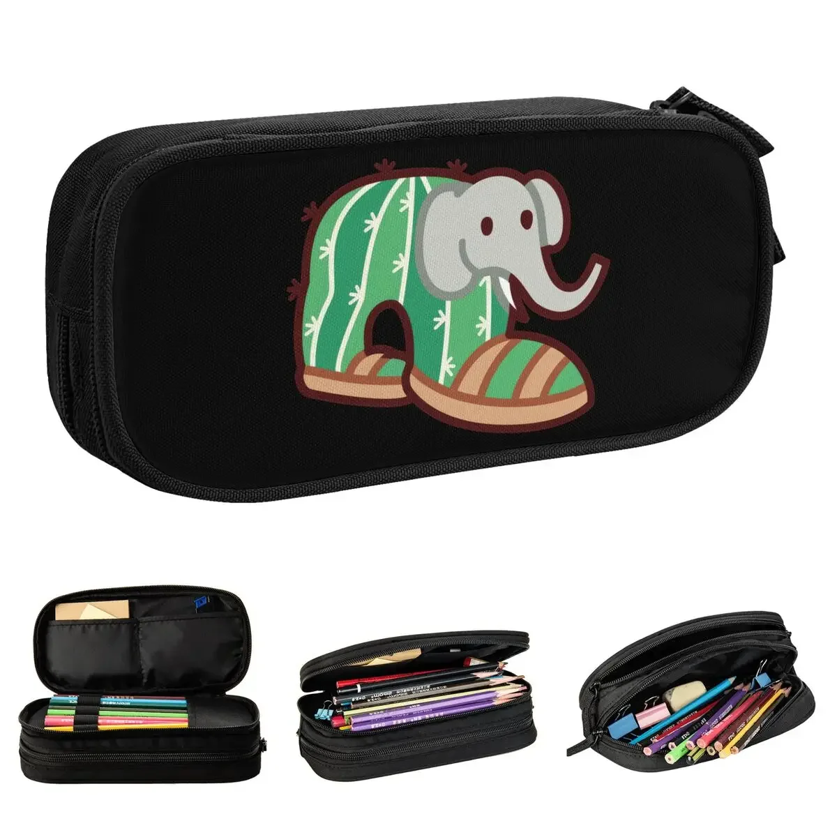 Lirili Larila Italian Brainrot Meme Pencil Case Fun Pen Bag Girls Boys Large Storage Office Gift Pencilcases