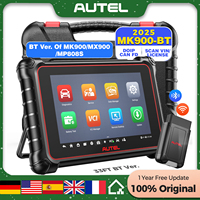 Autel MaxiCOM MK900BT With Bluetooth Car Diagnostic Tools OBD2 Scanner 40+Service Active Test CAN-FD&DOIP Upgrade of MK900