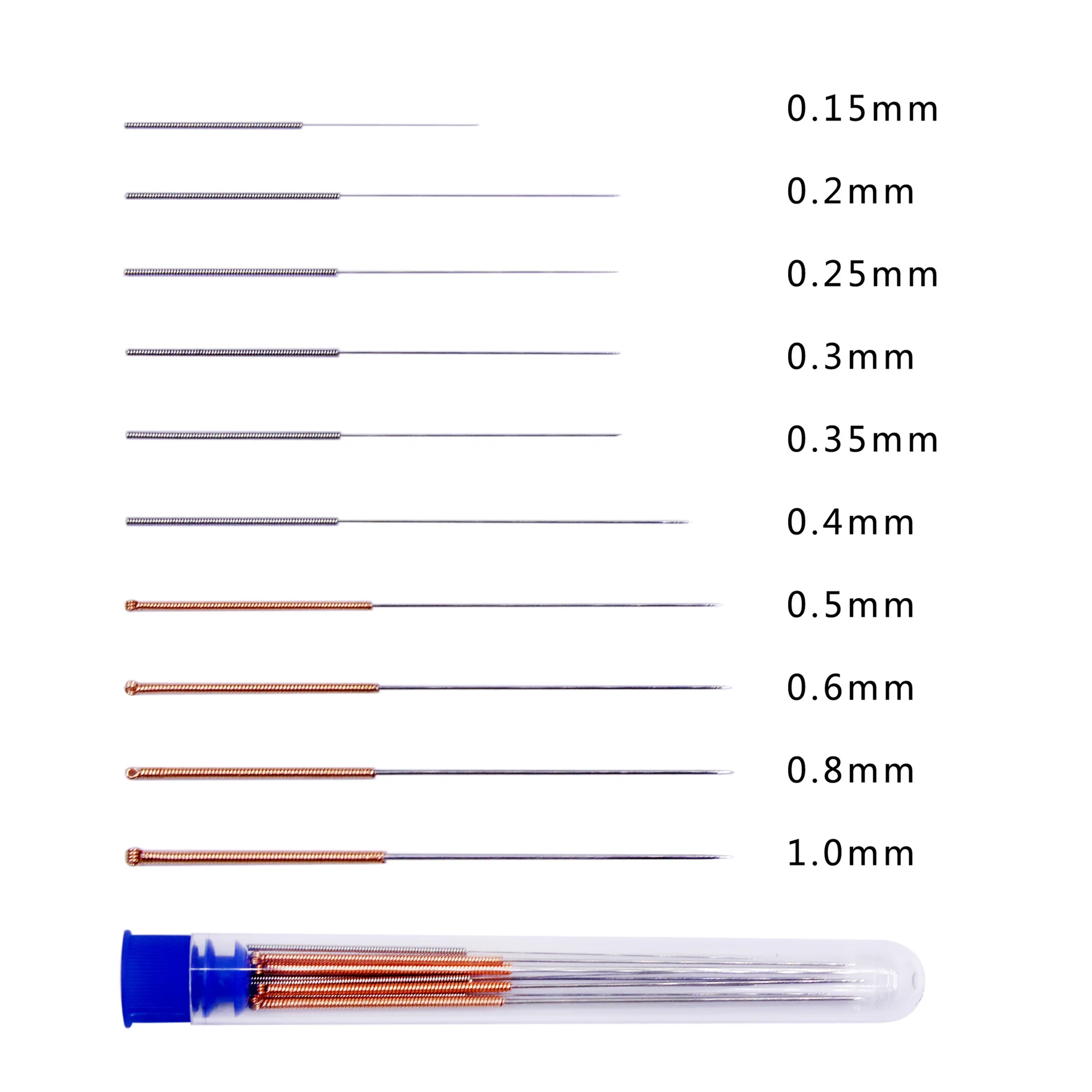 3D printer accessories MK8 nozzle brass stainless steel drill through needle E3D nozzle cleaning steel needle cleaner