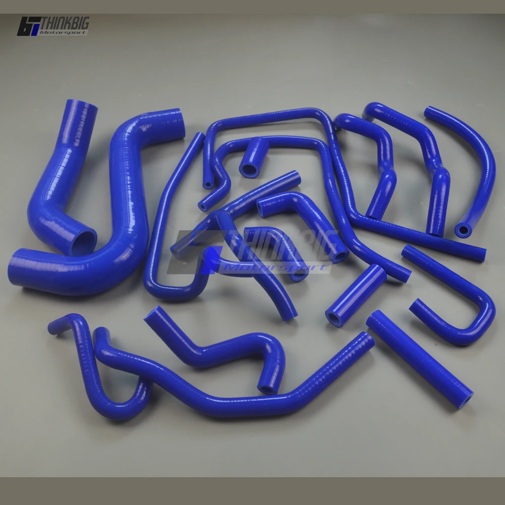 Silicone Radiator Hose Kit For 1998-2003 Subaru Legacy B4/BE5/BH5 2.0GT EJ20 (18pcs)