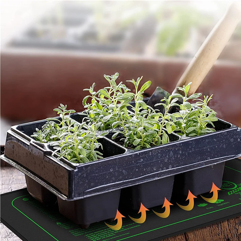 Seedling Heating Mat Waterproof Plant Seed Germination Clone Warm Hydroponic Pad with Knob switch heat mat for plants Garden Sup