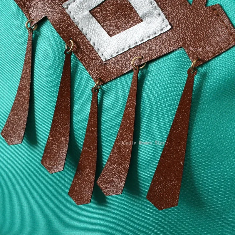 2025 11 젤다 공주 코스프레 의상 드레스 가발 목걸이 귀걸이 엘프 귀 할로윈 파티 의상 여성용 XS-3XL