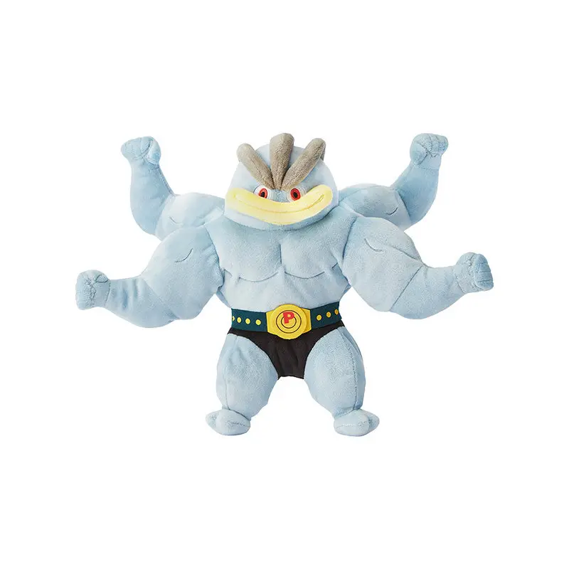 Pokémon Intensive Training Series, Croagunk / Machamp Plush Doll Pillow, Lucario & Primeape Plush Keychain Backpack Charm