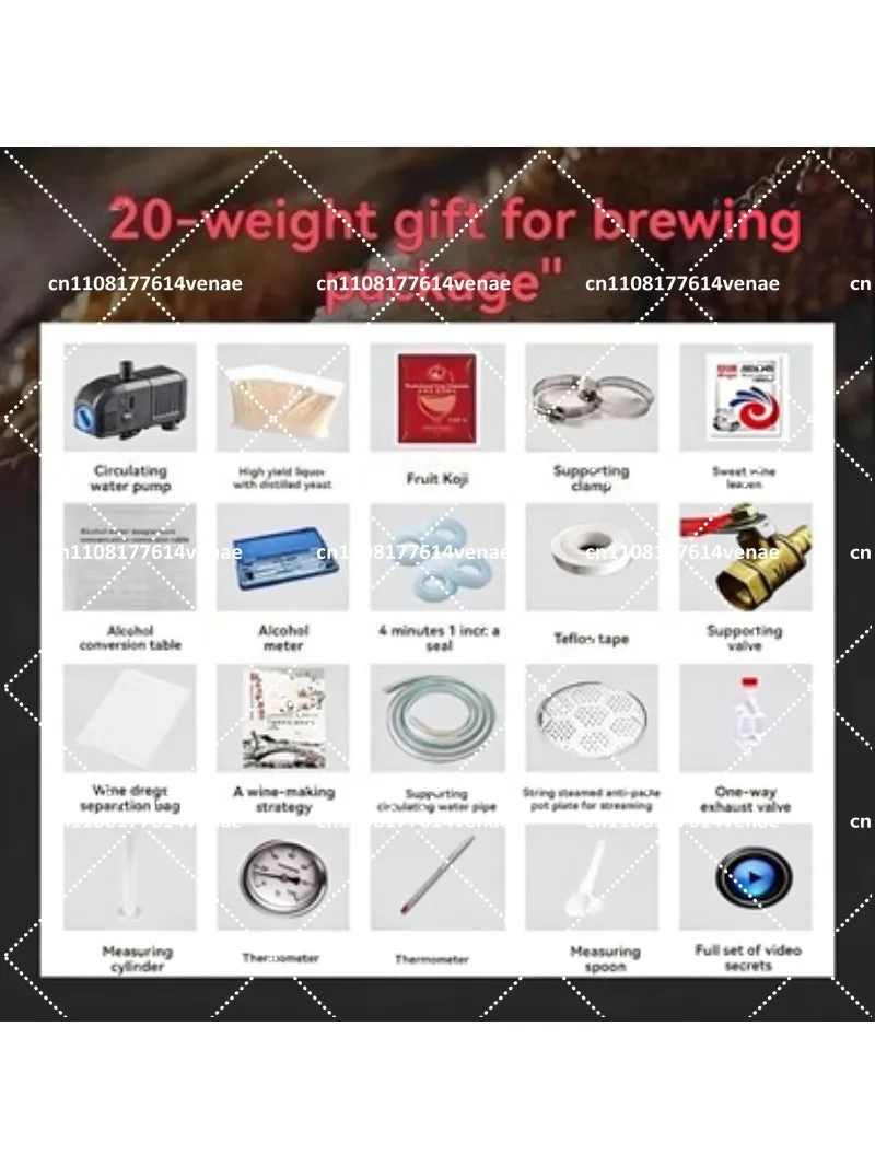 Small Stainless Steel Distillation Tower Alcohol Distiller Wine Brandy Brewing Kit Essential Oil view 6